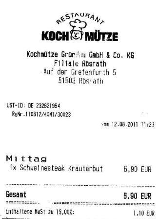 sbga H�ffner Kochm�tze Restaurant